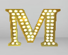 Gold Letter M