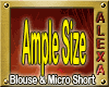 Blouse & Micro Short