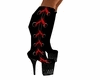 Black & Red Corset Boots