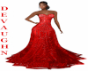 Red Sequin Gown