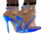 Blue sandals