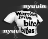 '' ,, warning tee