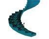 Teal Staircase