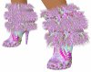 [KC]Pink/Purple Fur Boot