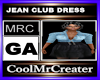 JEAN CLUB DRESS