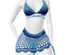 Blue Crochet Kini -ML
