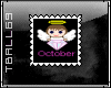 October birthsign stamp