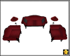 C2u Red Sofa Set 1