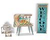WELCOME CHAIR/PORCH SIGN
