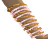 Pink n Gold bracelets