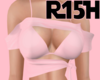 R | pink reveal top