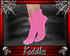 !K! Pink Heartz Socks