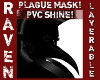 BLACK PVC PLAGUE MASK!