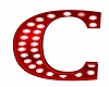 Red Sign Letter C