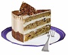 Pecan Cake Slice