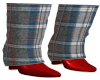 Sidney Red & Plaid Shoes