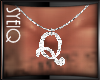 Q| 'Q' Pendant Necklace