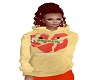 Broken Heart Beige Hoody