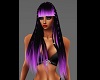 Black/Purple Keosa Hair