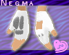 (m) White Rider Gloves