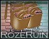 R| Glamour Booties Gold
