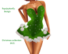 green christmas dress