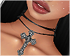 Choker Cross Y2K