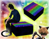(C) Rainbow Sitting Cube