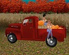 Truck, Pumpkins, & Hay