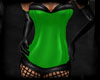 !F Corset Outfit Green