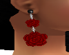 ~Red Rose Earrings~