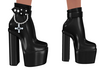 Black Angel Heels