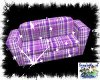 [LM] Purple Plaid Couch