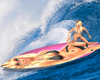Surf Board Beach Babe