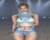 A~ Country Shorts Blue