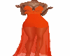 Sexy Orange Gown