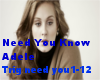 [R]Need you Now-Adele