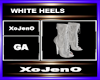 WHITE HEELS