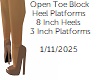 [BB] Open Toe Block Heel