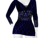 Blue Honeycomb Dress