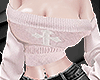 V: Knit top pink