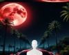 Red Moon car background