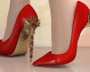 red sensual shoes
