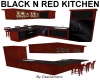 BLACK N RED KITCHEN