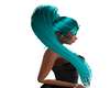 Remy turquoise ponytail