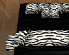 White Tiger poses bed   