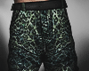 Leopard Green Pants