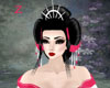 Geisha Hair BLK LHT PINK