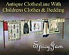 Antq Clothesline_Clothes