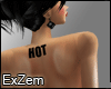 Exz-Hot Back Tattoo